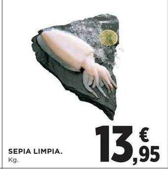 Hipercor Sepia limpia oferta
