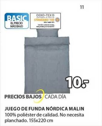 JYSK Juego de funda nórdica malin oferta