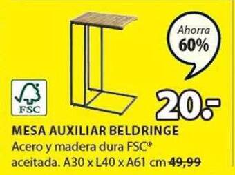 JYSK Mesa auxiliar beldringe oferta