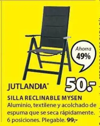 JYSK Jutlandia silla reclinable mysen oferta