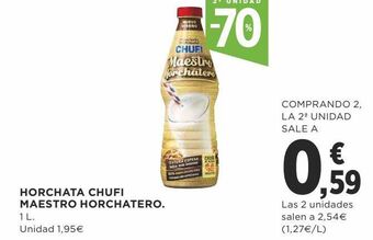 Supercor Exprés Horchata chufi maestro horchatero oferta