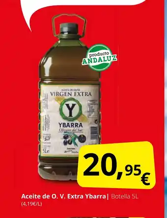 Supermercados MAS Aceite O. V. Extra YBarra l oferta