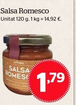 La Sirena Salsa romesco oferta