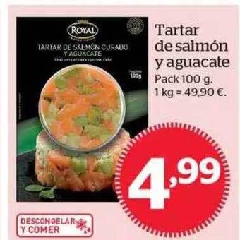 La Sirena Tartar de salmón y aguacate oferta