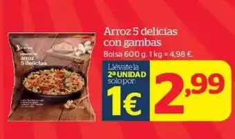 La Sirena Arroz 5 delicias con gambas oferta
