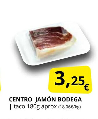 Supermercados MAS Centro jamón bodega oferta