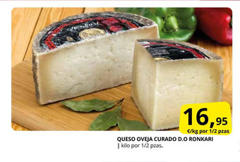 Supermercados MAS Queso oveja curado d.o ronkari oferta