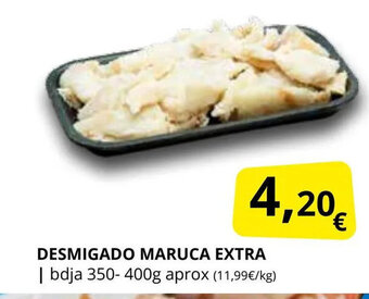 Supermercados MAS Desmigado maruca extra oferta