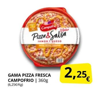 Supermercados MAS Gama Pizza fresca campofrio oferta