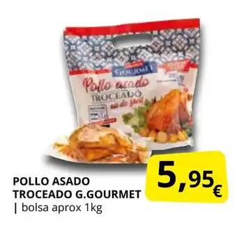 Supermercados MAS Pollo asado troceado G.Gourmet oferta