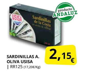 Supermercados MAS Sardinillas A. Oliva usisa oferta