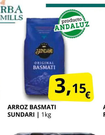 Supermercados MAS Arroz basmati sundari oferta