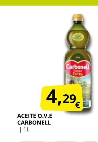 Supermercados MAS Aceite O.V.E Carbonell oferta