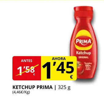 Supermercados MAS Ketchup prima oferta