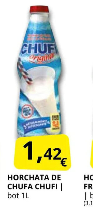 Supermercados MAS Horchata De Chufa chufi oferta