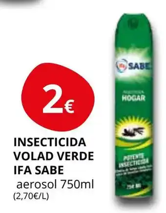 Supermercados MAS Insecticida volad verde ifa sabe oferta