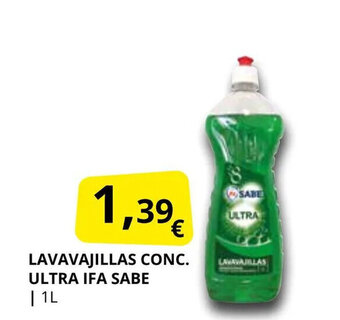 Supermercados MAS Lavavajillas conc. ultra ifa sabe oferta