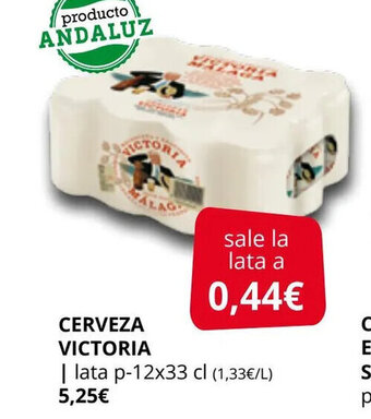 Supermercados MAS Cerveza victoria oferta