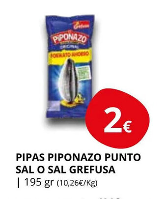 Supermercados MAS Pipas piponazo punto sal o sal grefusa oferta