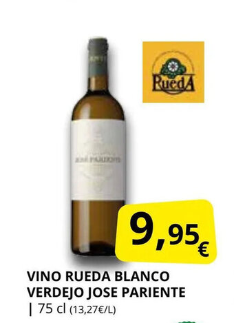 Supermercados MAS Vino rueda blanco verdejo jose pariente oferta