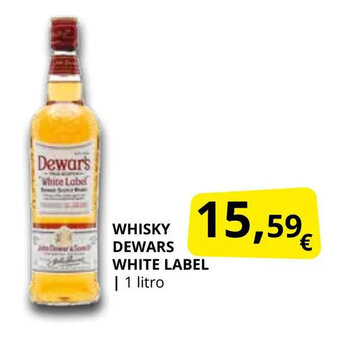 Supermercados MAS Whisky dewars white label oferta