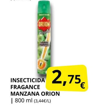 Supermercados MAS Insecticida fragance manzana orion oferta