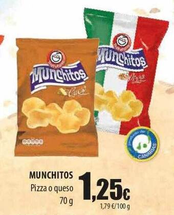 SPAR Lanzarote Munchitos pizza o queso oferta