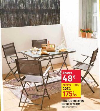 Leroy Merlin Conjunto emys de 110x70 cm oferta