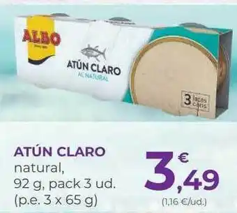 SPAR Gran Canaria Atún claro natural pack 3 oferta