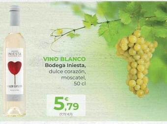 SPAR Gran Canaria Vino blanco bodega iniesta dulce corazón moscatel oferta