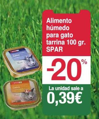 Spar La Palma Alimento húmedo para gato tarrina spar oferta