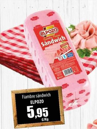 SPAR Lanzarote Fiambre sándwich elpozo oferta
