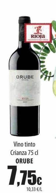 Spar Tenerife Vino tinto crianza orube oferta