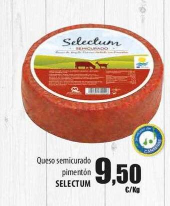 SPAR Lanzarote Queso semicurado pimentón selectum oferta