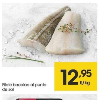 Eroski Filete bacalao al punto de sal oferta