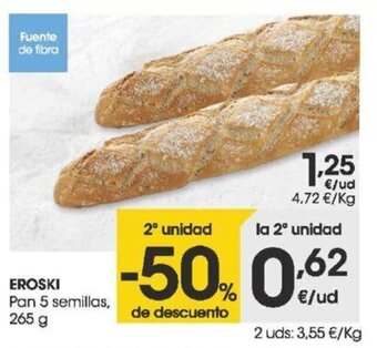 Eroski Pan 5 Semillas oferta