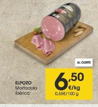 Eroski Elpozo mortadela ibérica oferta