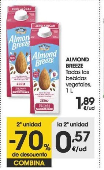 Eroski Almond breeze oferta