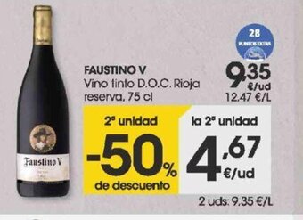 Eroski Faustino V oferta