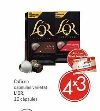Cafè en càpsules l'or