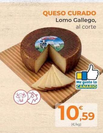 SPAR Gran Canaria Queso curado lomo gallego oferta