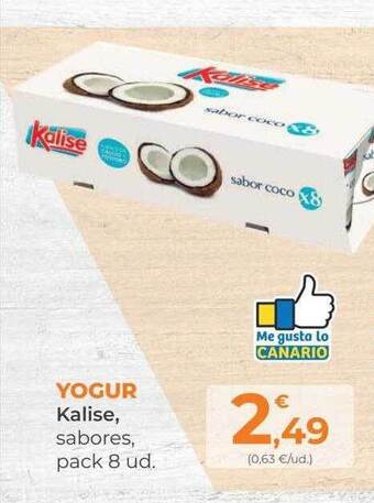 SPAR Gran Canaria Yogur kalise oferta