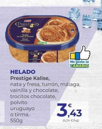 SPAR Gran Canaria Helado prestige kalise oferta