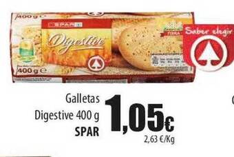 SPAR Lanzarote Galletas digestive spar oferta