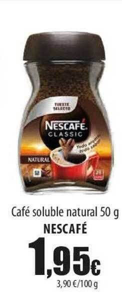 SPAR Lanzarote Café soluble natural nescafé oferta