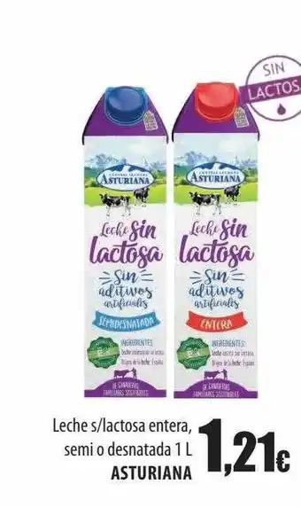 Spar Tenerife Leche s lactosa entera semi o desnatada asturiana oferta