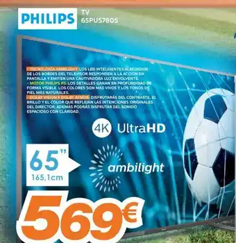 Pascual Martí Philips TV 65PUS7805 oferta