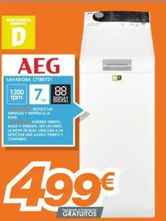 Pascual Martí AEG Lavadora L7TBE21 oferta