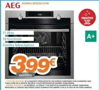 Pascual Martí AEG Horno BPE512YM oferta