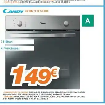 Pascual Martí Candy Horno FCS100X oferta